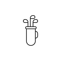 Golf bag icon. Element of golf icon