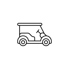 Golf car icon. Element of golf icon