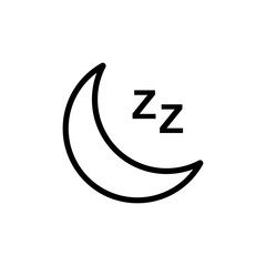 Moon icon for web and mobile