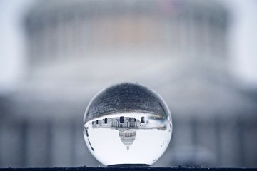 capitol building refelction