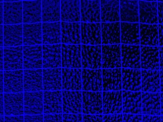 color matte glass with square shapes