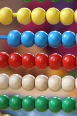 Colorful abacus toy