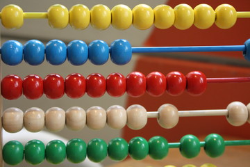 Colorful abacus toy