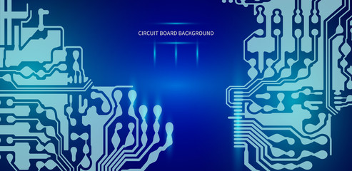 Abstract futuristic digital technology background. Circuit board design background. Vector illustration eps 10.