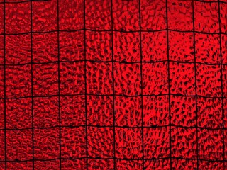 color matte glass with square shapes