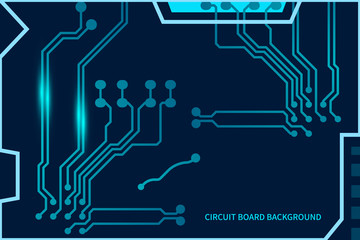 Abstract futuristic digital technology background. Circuit board design background. Vector illustration eps 10.