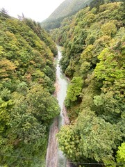 waterfall in the mountains