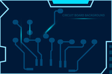 Abstract futuristic digital technology background. Circuit board design background. Vector illustration eps 10.