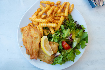 北ドイツの魚料理（世界遺産都市ヴィスマール）