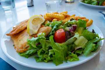 北ドイツの魚料理（世界遺産都市ヴィスマール）