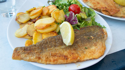 北ドイツの魚料理（世界遺産都市ヴィスマール）