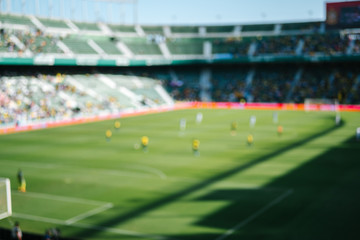 Blurred image for background, football stadium