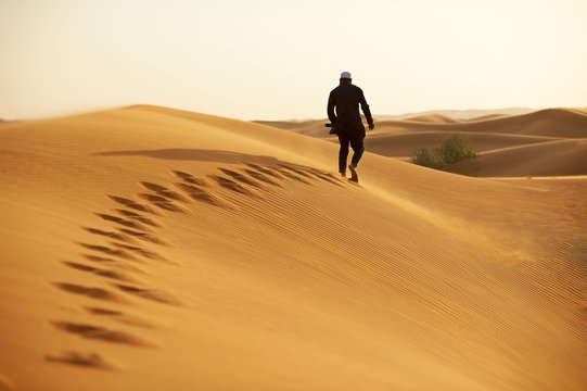 walking in the desert
