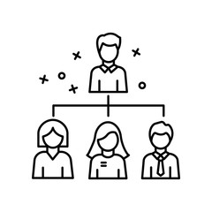 Business team group working icon. Element of business icon