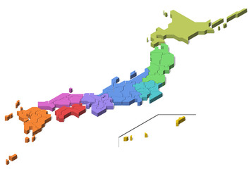 日本地図 関東地方 東京都 Wall Mural Wallpaper Murals Iokuukan