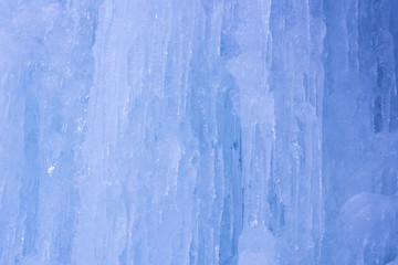 Beautiful waterfall icicles