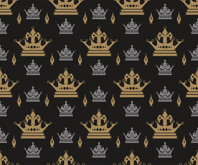 Royal background - seamless wallpaper texture