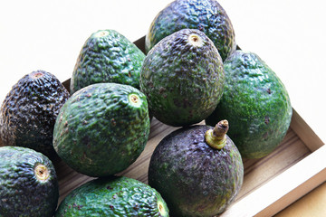 Fresh avocado on the market