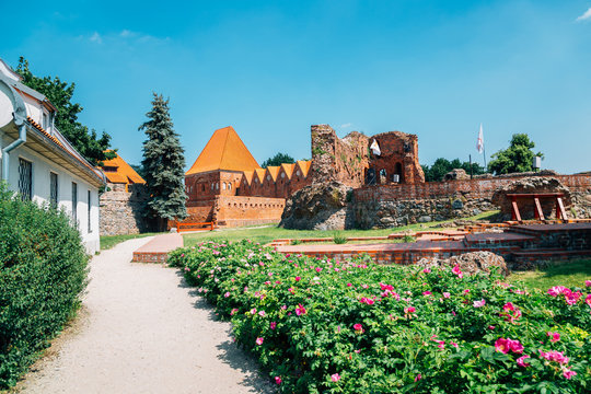 Teutonic Castle ruins in Torun, Poland