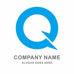 Monogram Letter Q Business Company Vector Logo Design