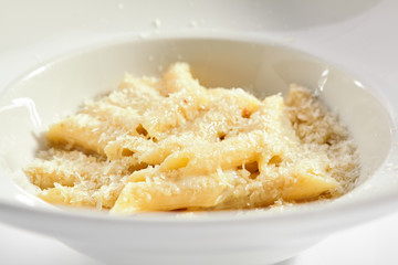 Delicious penne four cheeses