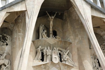 Sagrada Familia Cathedral. Barcelona. Catalonia. Spain