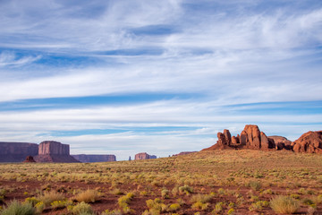 Plakat Desert landscape in Monument Valley