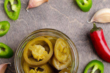 Pickled jalapeno slices