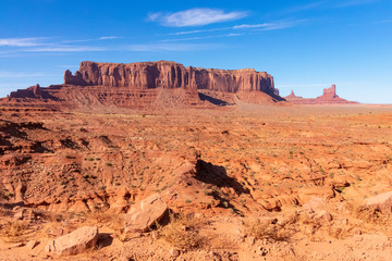 Desert landscape in Monument Valley