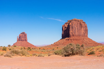 Fototapeta premium Desert landscape in Monument Valley