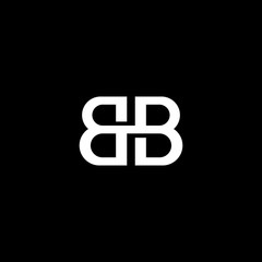 B B letter vector logo abstract