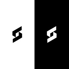 S letters logo vector icon donwload - obrazy, fototapety, plakaty