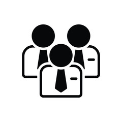 Black solid icon for leading 