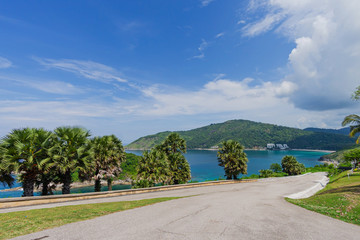 Obraz premium Beautiful viewpoint landmarks in phuket thailand Phuket Island vacation