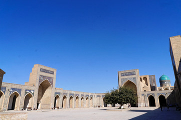 Square of Kalan Mosque in Bukhara, Uzbekistan