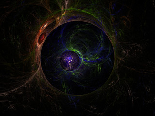 Imaginatory fractal background Image