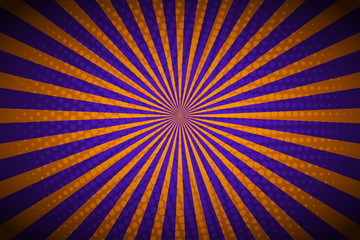 Red and blue background with retro rays