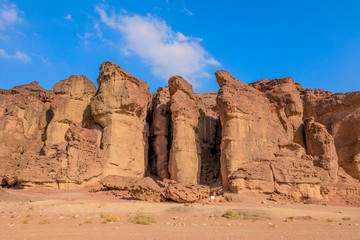 Fototapeta premium Solomons Pillars in the Timna National Park, Israel