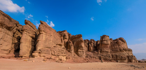 Solomons Pillars in the Timna National Park, Israel