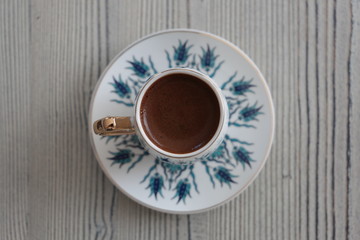 a cup of turkish coffee