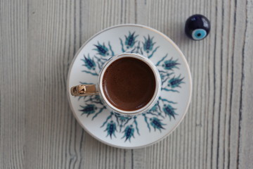 a cup of turkish coffee