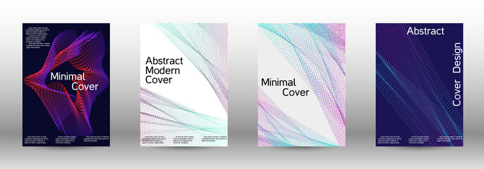 Cover design template set 