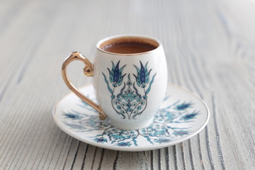 a cup of turkish coffee
