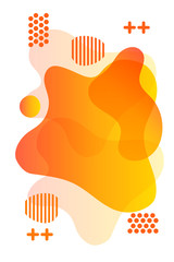 Fototapeta premium Liquid Abstract Background Water Splash Template