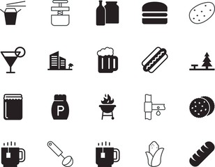Fototapeta premium food vector icon set such as: one, style, vegetation, takeout, spoon, chocolate, starch, eating, soup, manufacturing, tropical, tree, ketchup, sprinkler, vitamin, tourism, pepper, trip, chinese