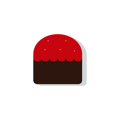 Easter cake symbol icon. Mobile concept and web design