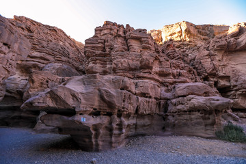 Amazing View to the Red Canyon, near Eilat, Israel