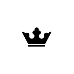 black crowns on white background