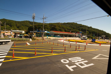 Straße in Korea