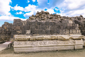 Ancient Stones and Archs in the Beit She'an Park, Israel